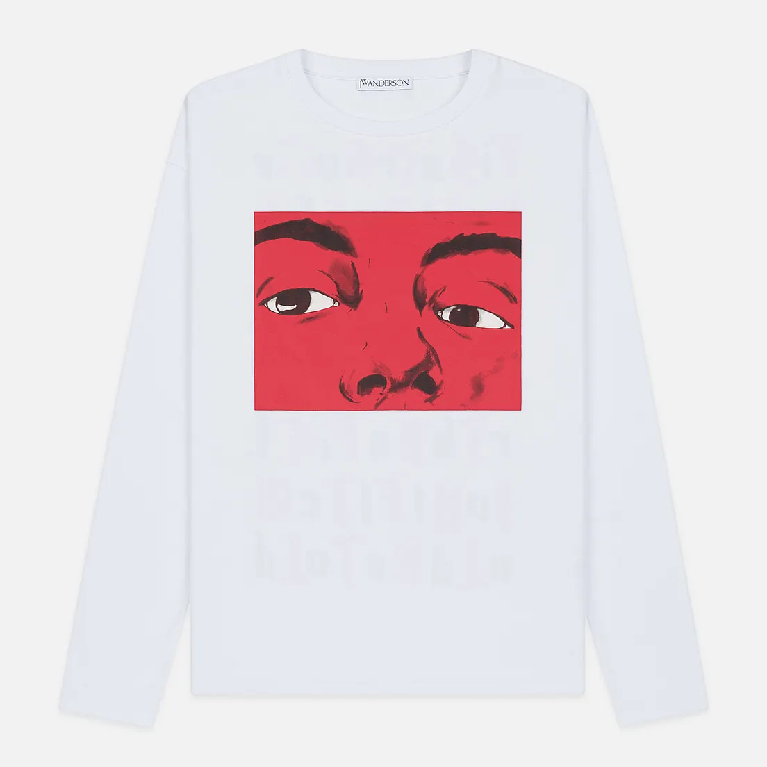 JW Anderson Мужской лонгслив Eyes Printed