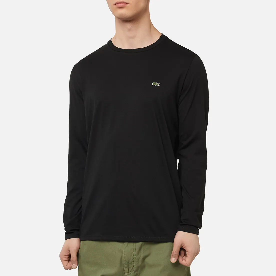 Lacoste Мужской лонгслив Crew Neck Pima Cotton
