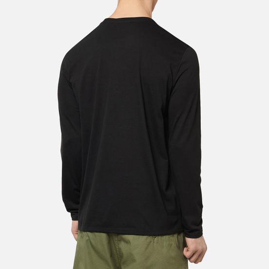 Мужской лонгслив Lacoste Crew Neck Pima Cotton Black