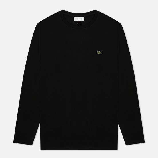 Мужской лонгслив Lacoste Crew Neck Pima Cotton Black