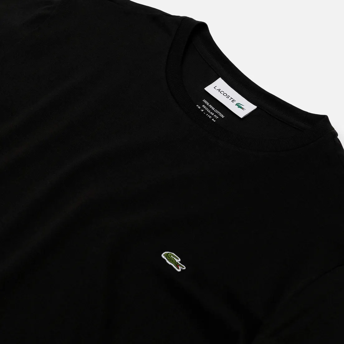 Lacoste Мужской лонгслив Crew Neck Pima Cotton