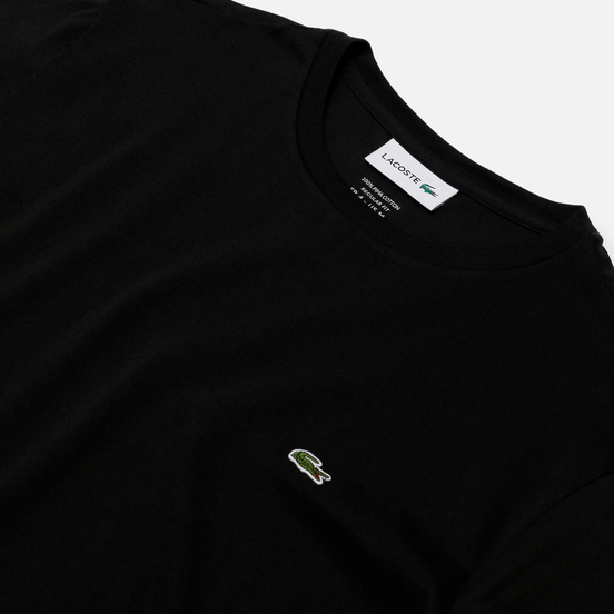 Мужской лонгслив Lacoste Crew Neck Pima Cotton Black