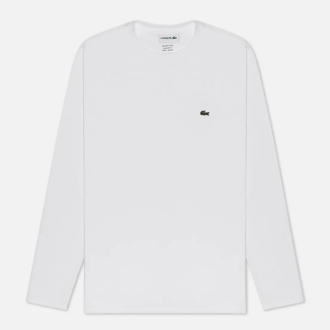 Lacoste Мужской лонгслив Crew Neck Pima Cotton