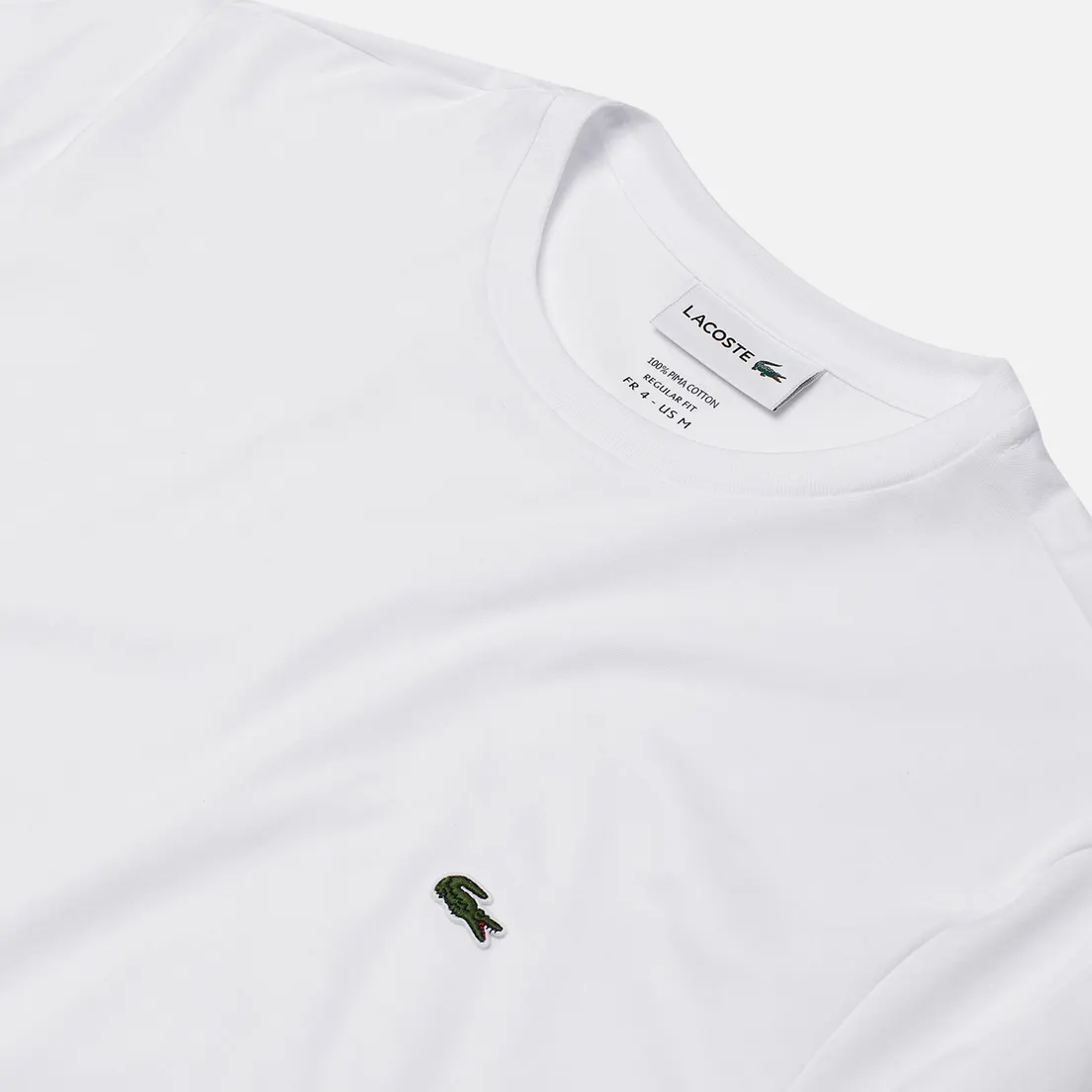 Lacoste Мужской лонгслив Crew Neck Pima Cotton
