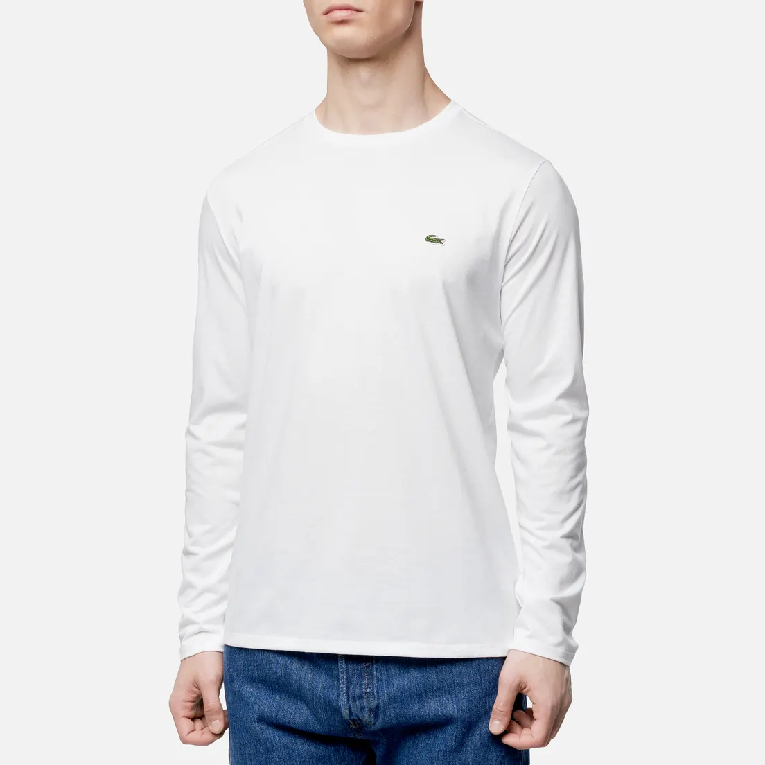 Lacoste Мужской лонгслив Crew Neck Pima Cotton