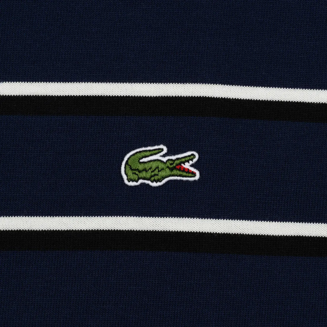 Lacoste Live Мужской лонгслив Crew Neck Striped Cotton