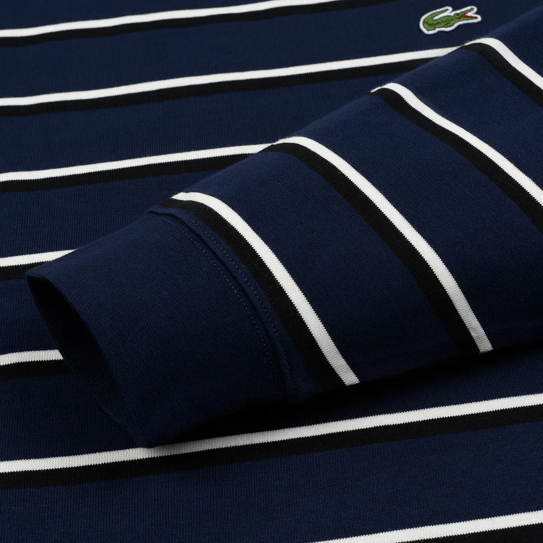 Lacoste Live Мужской лонгслив Crew Neck Striped Cotton