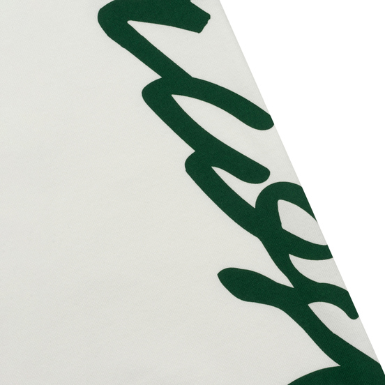 Мужской лонгслив Lacoste Live Signature Print White/Green