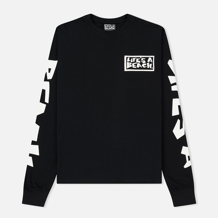 Мужской лонгслив Life's a Beach All Sleeve Logo Black