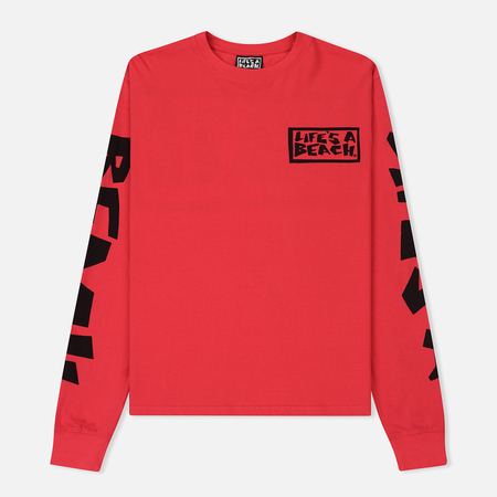 Мужской лонгслив Life's a Beach All Sleeve Logo Pink