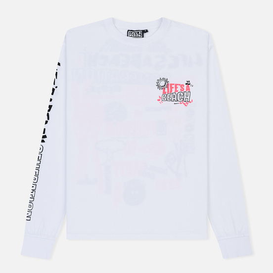 Мужской лонгслив Life's a Beach Generation White