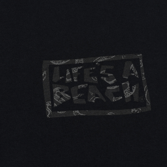 Мужской лонгслив Life's a Beach Snake Box All Sleeve Black