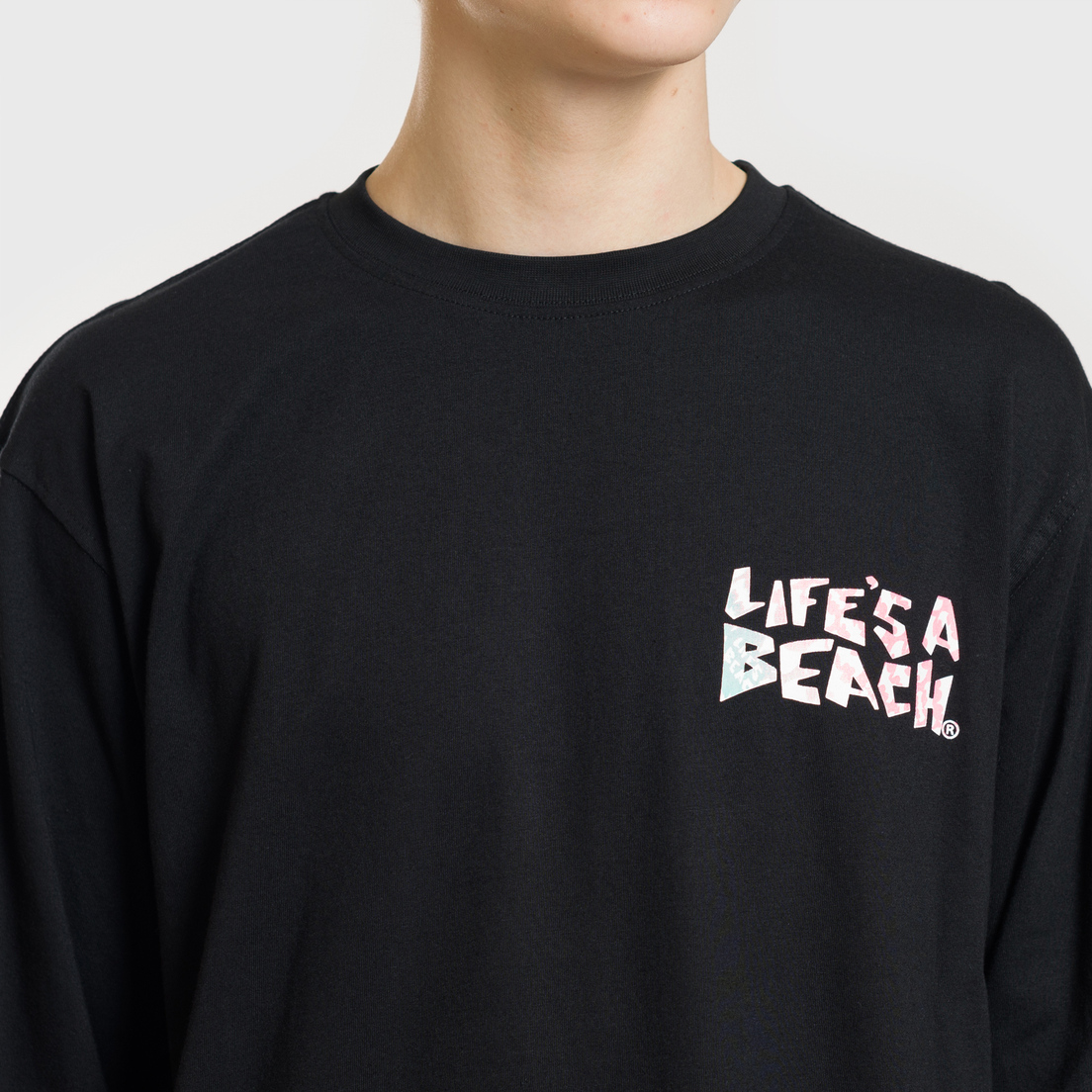 Life's a Beach Мужской лонгслив Wavy Bat Logo