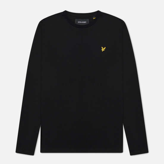 Мужской лонгслив Lyle & Scott Crew Neck Jet Black