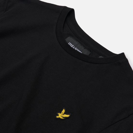Мужской лонгслив Lyle & Scott Crew Neck Jet Black