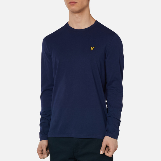 Мужской лонгслив Lyle & Scott Crew Neck Navy