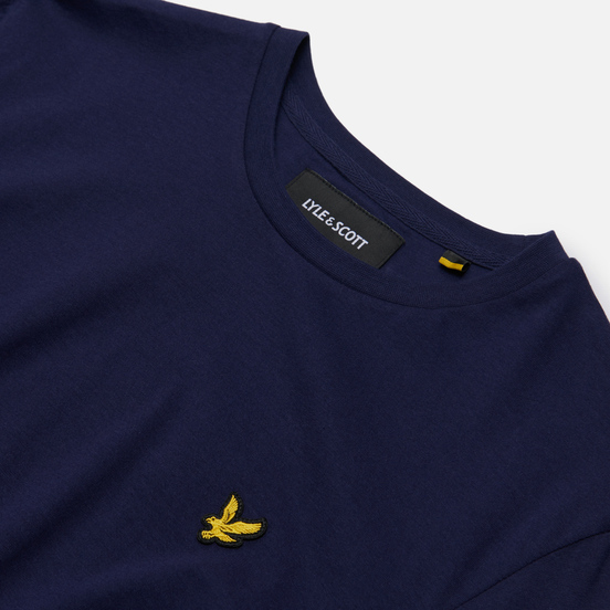 Мужской лонгслив Lyle & Scott Crew Neck Navy
