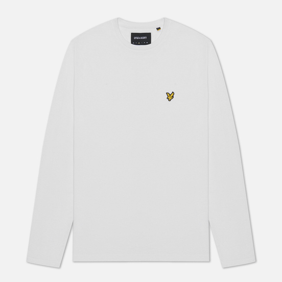 Мужской лонгслив Lyle & Scott Crew Neck White