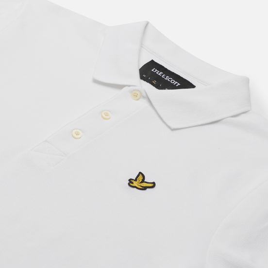 Мужской лонгслив Lyle & Scott LS Polo White