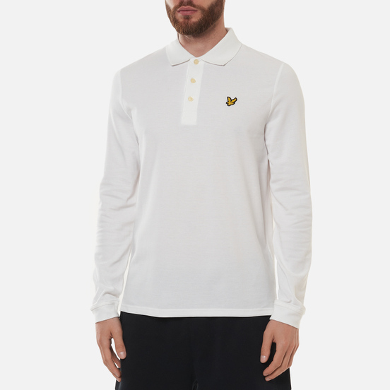 Мужской лонгслив Lyle & Scott LS Polo White
