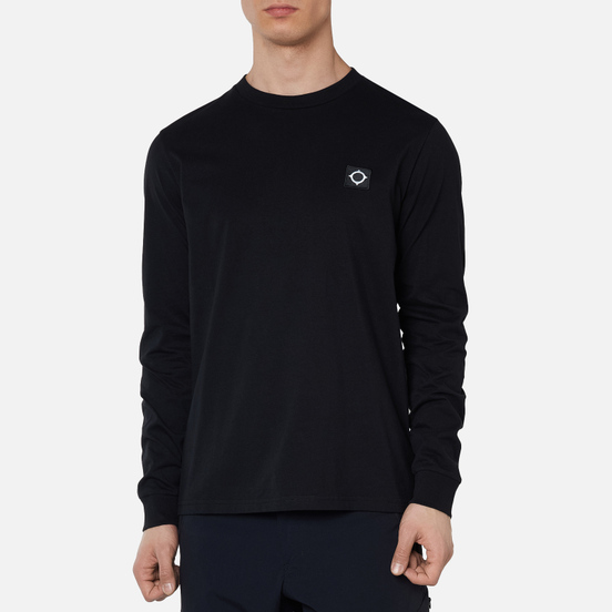 Мужской лонгслив MA.Strum Icon Jet Black