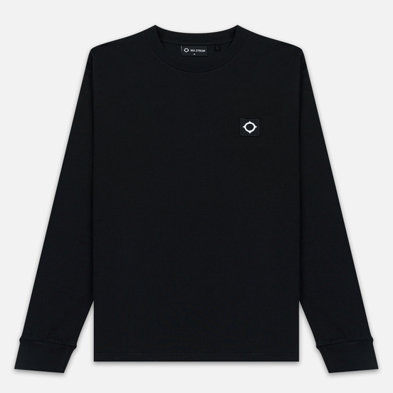 Мужской лонгслив MA.Strum Icon Jet Black