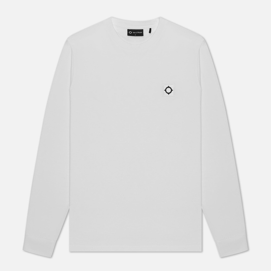 Мужской лонгслив MA.Strum Icon Optic White