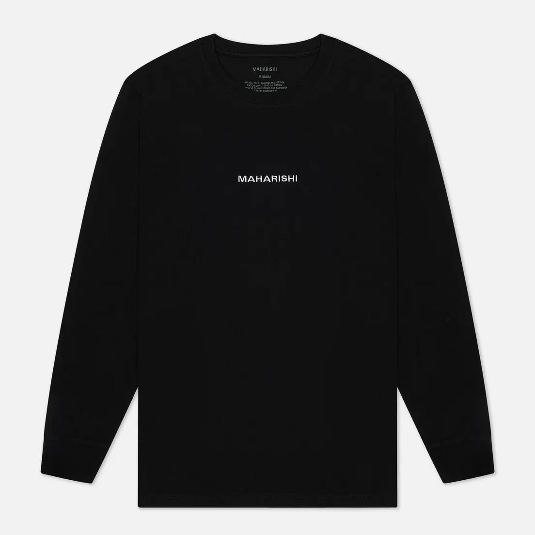 maharishi Мужской лонгслив Organic Military Type Embroidery