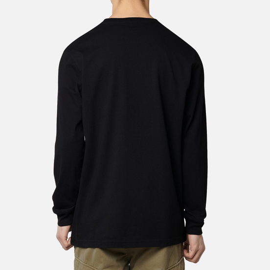 Мужской лонгслив maharishi Organic Military Type Embroidery Black