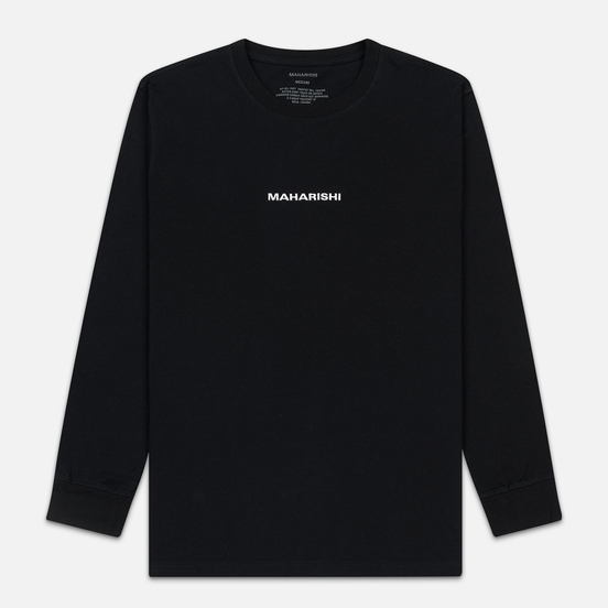 Мужской лонгслив maharishi Organic Military Type Embroidery Black