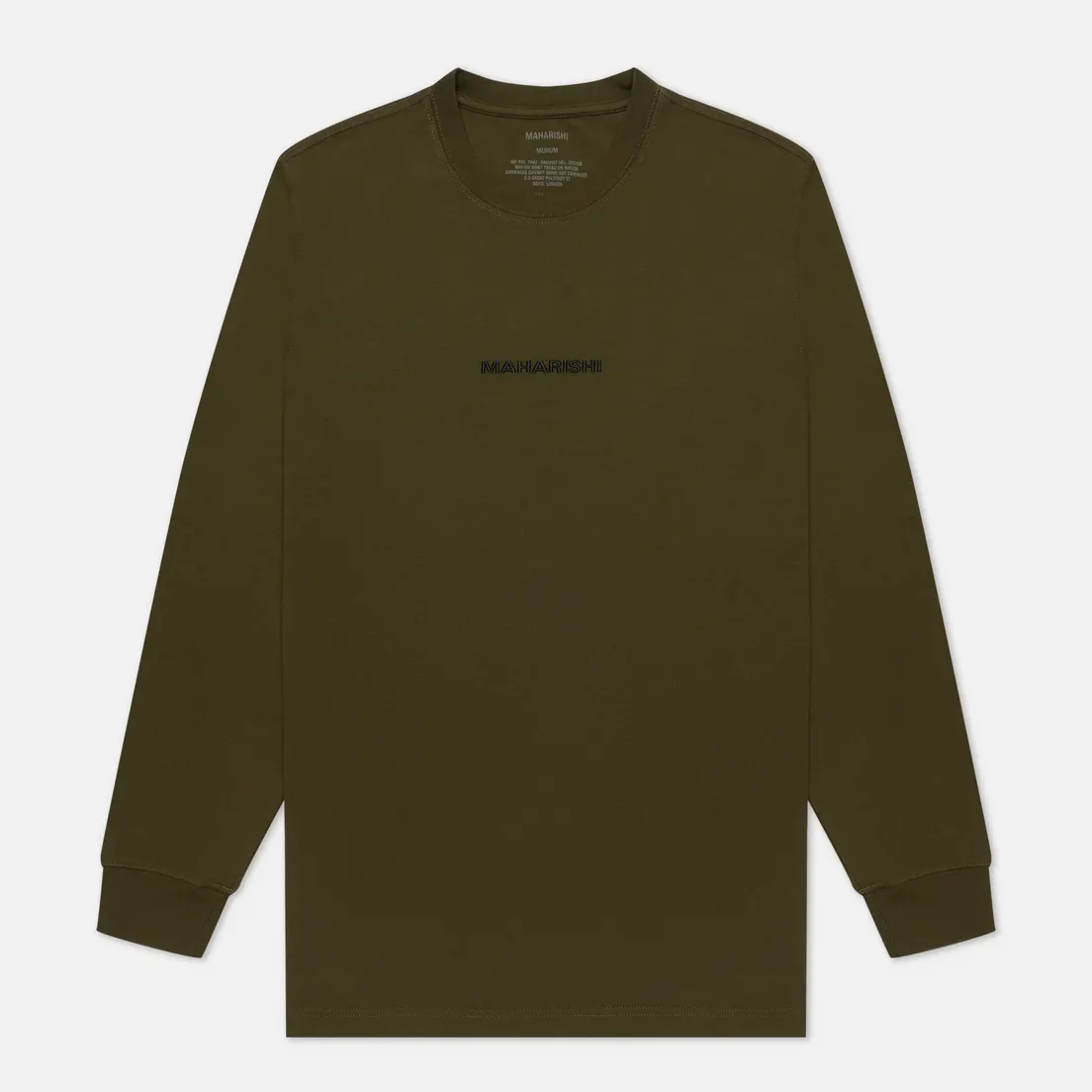 maharishi Мужской лонгслив Organic Military Type Embroidery