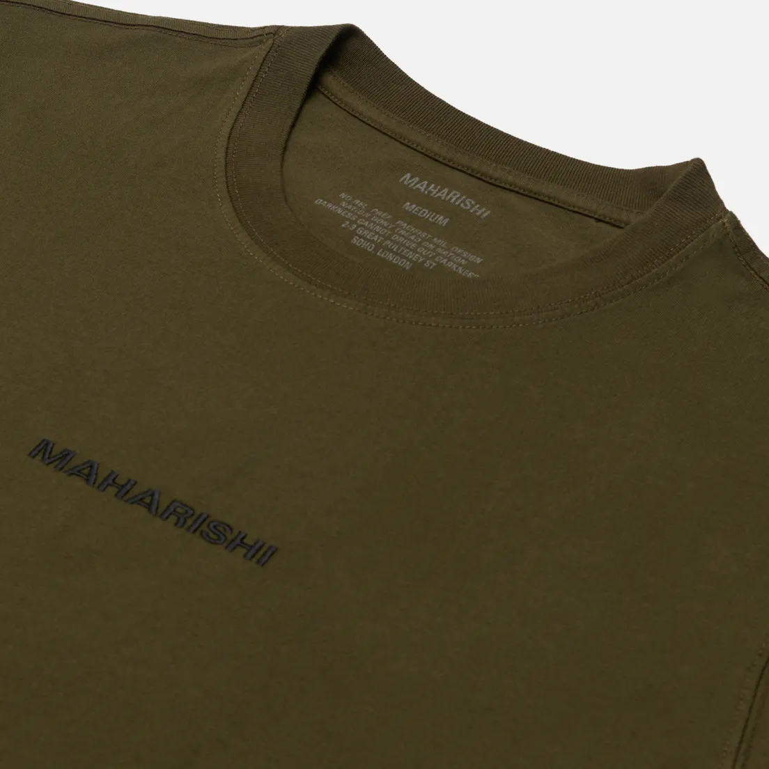 maharishi Мужской лонгслив Organic Military Type Embroidery