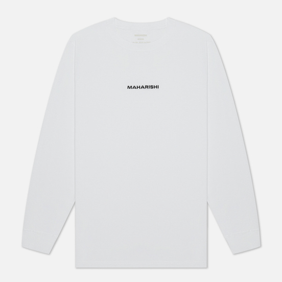 Мужской лонгслив maharishi Organic Military Type Embroidery White