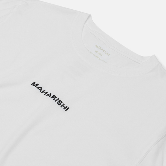Мужской лонгслив maharishi Organic Military Type Embroidery White