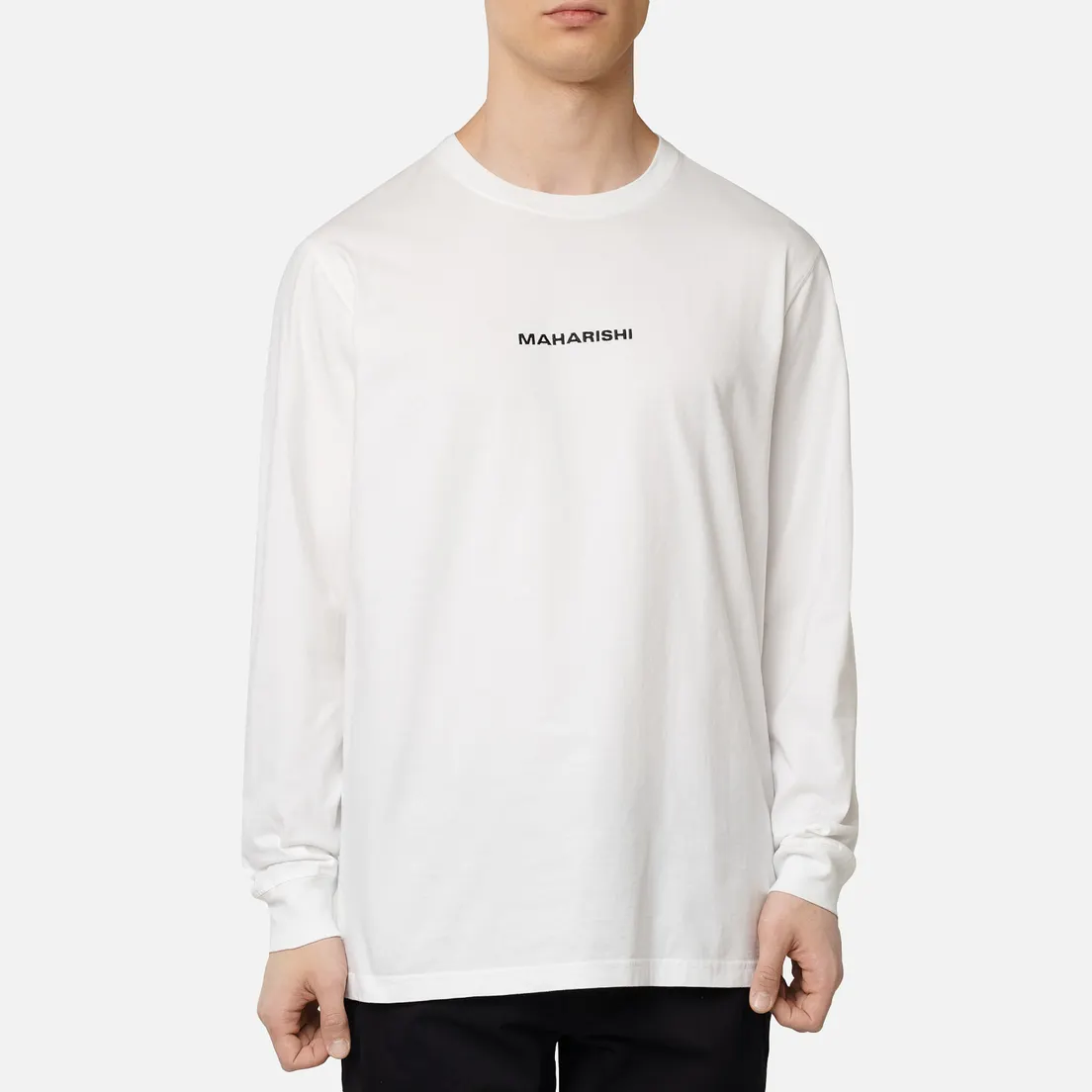 maharishi Мужской лонгслив Organic Military Type Embroidery