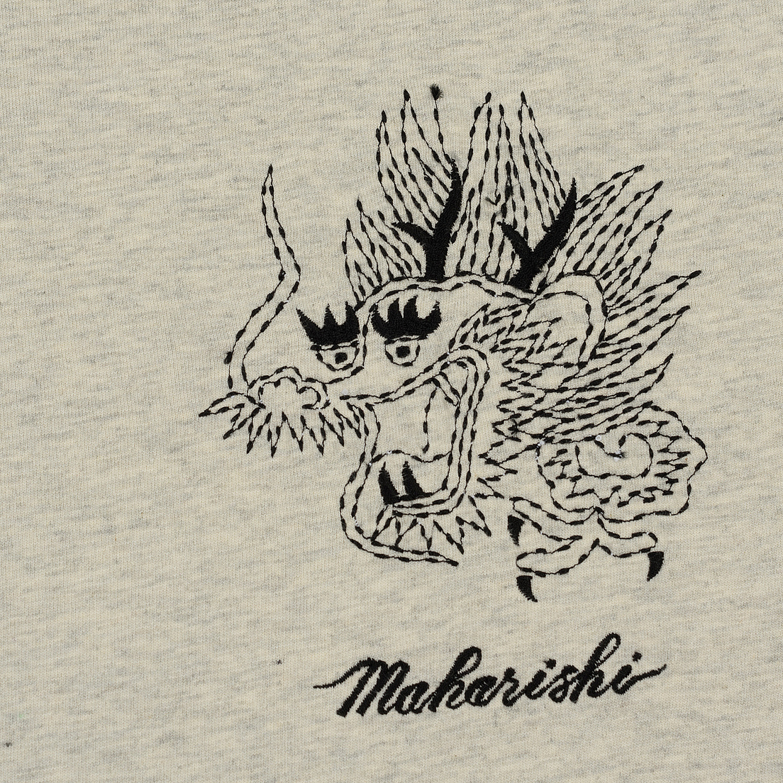 maharishi Мужской лонгслив Stencil Dragon