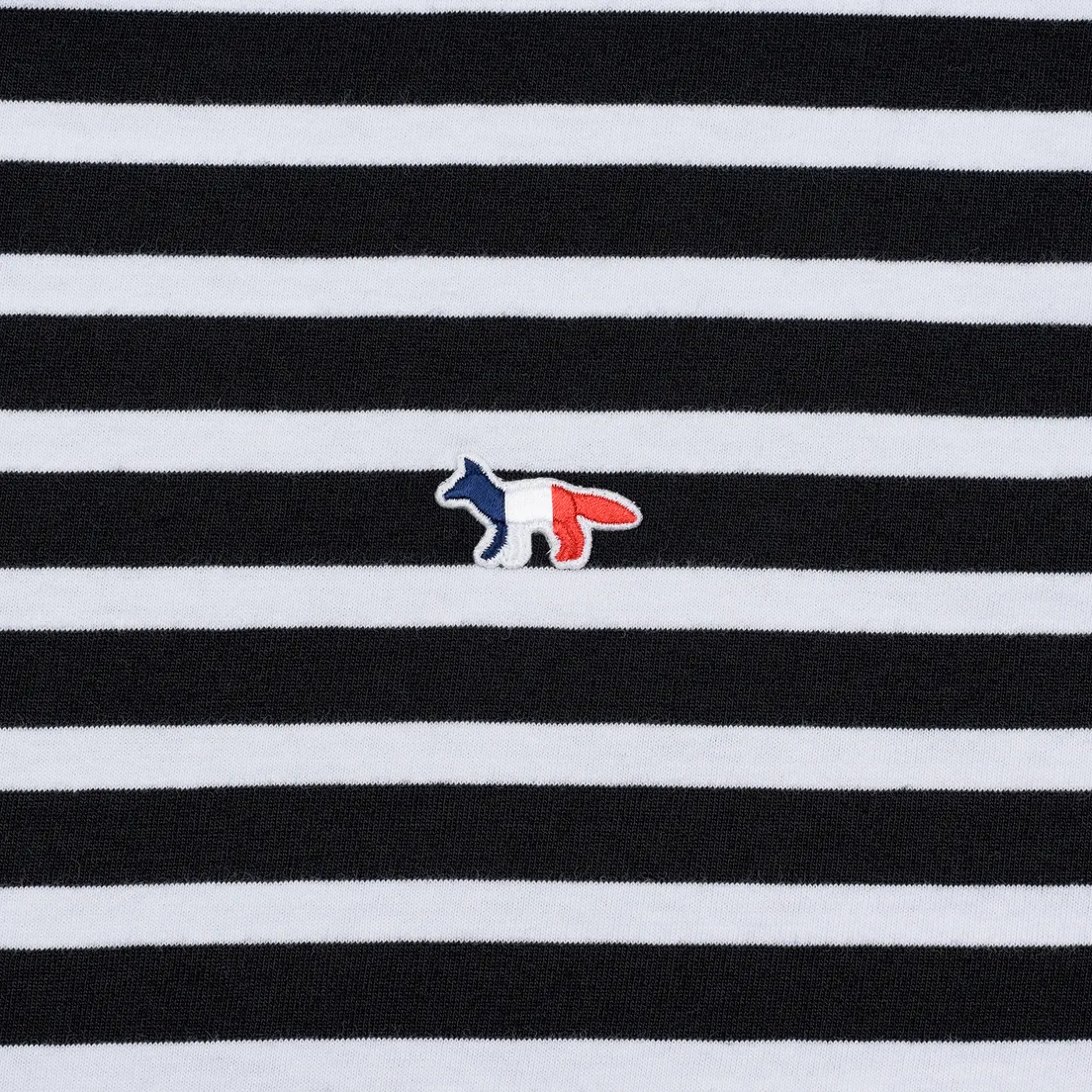 Maison Kitsune Мужской лонгслив Marin Tricolor Fox Patch