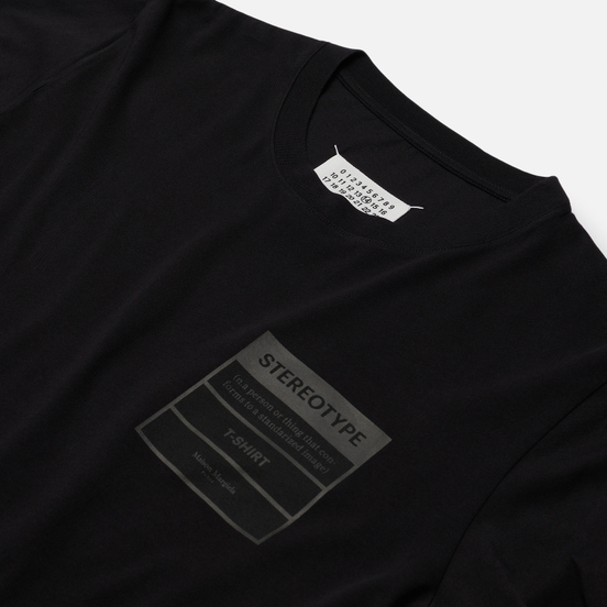 Мужской лонгслив Maison Margiela Stereotype Patch Black