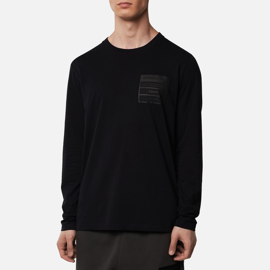 Мужской лонгслив Maison Margiela Stereotype Patch Black