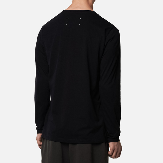 Мужской лонгслив Maison Margiela Stereotype Patch Black