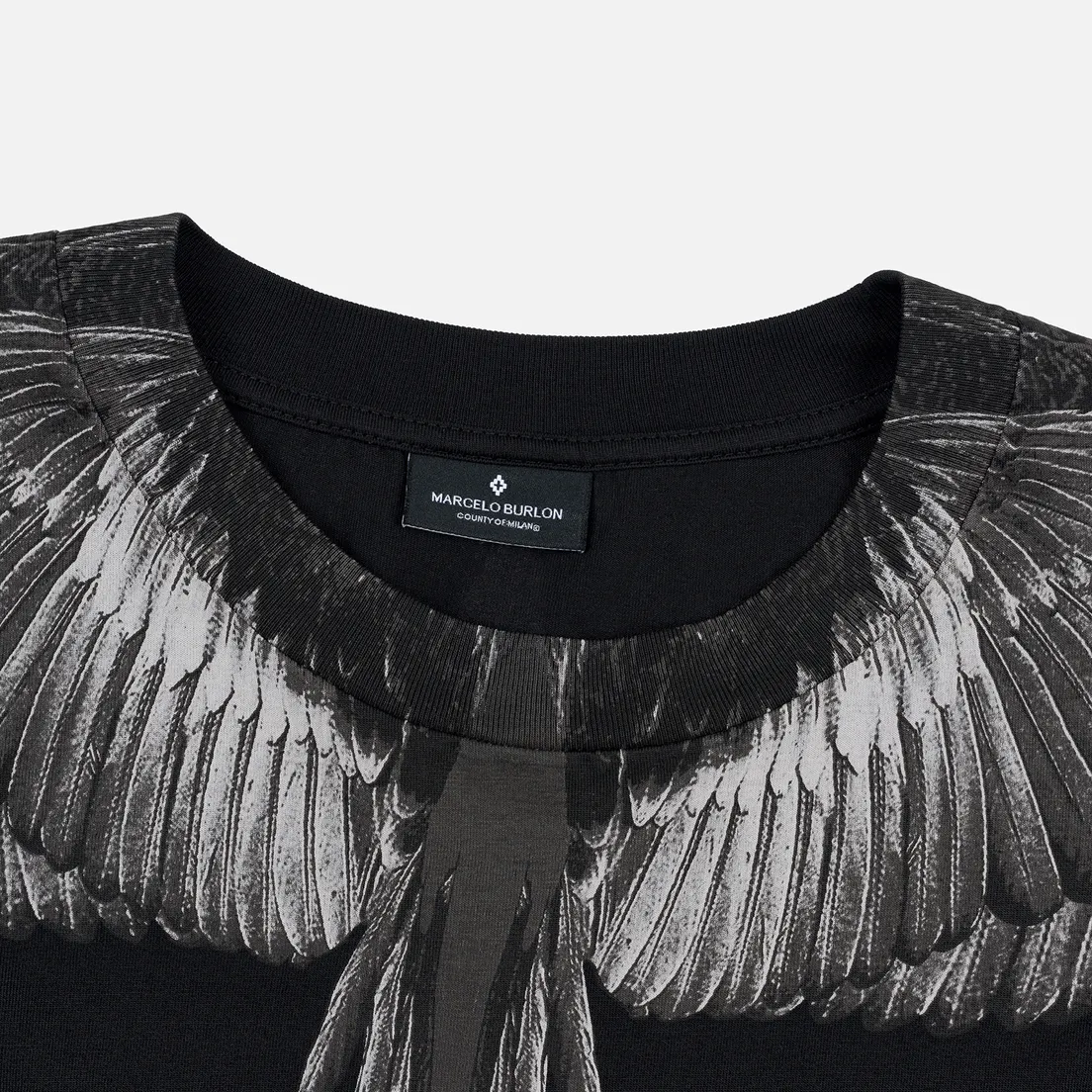 Marcelo Burlon Мужской лонгслив Black Wings