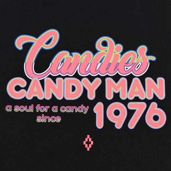 Мужской лонгслив Marcelo Burlon Candyman Over Black/Multicolor