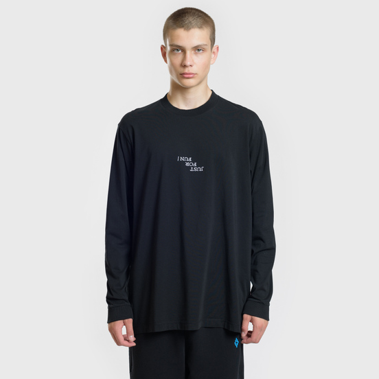 Мужской лонгслив Marcelo Burlon Ghost House Over Black/Beige