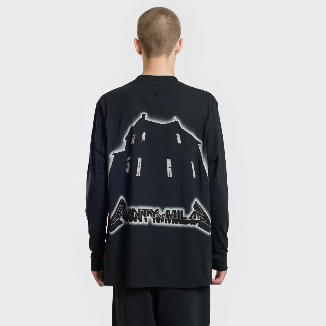 Marcelo Burlon Мужской лонгслив Ghost House Over