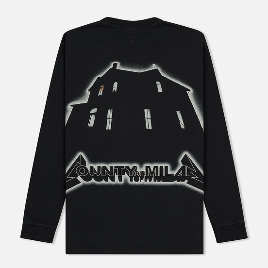 Мужской лонгслив Marcelo Burlon Ghost House Over Black/Beige