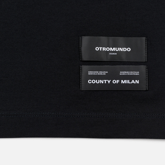 Мужской лонгслив Marcelo Burlon Logo Black/White