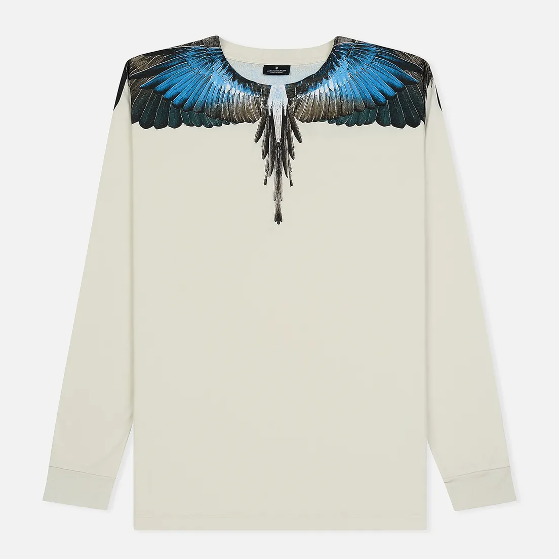 Marcelo Burlon Мужской лонгслив Turquoise Wings