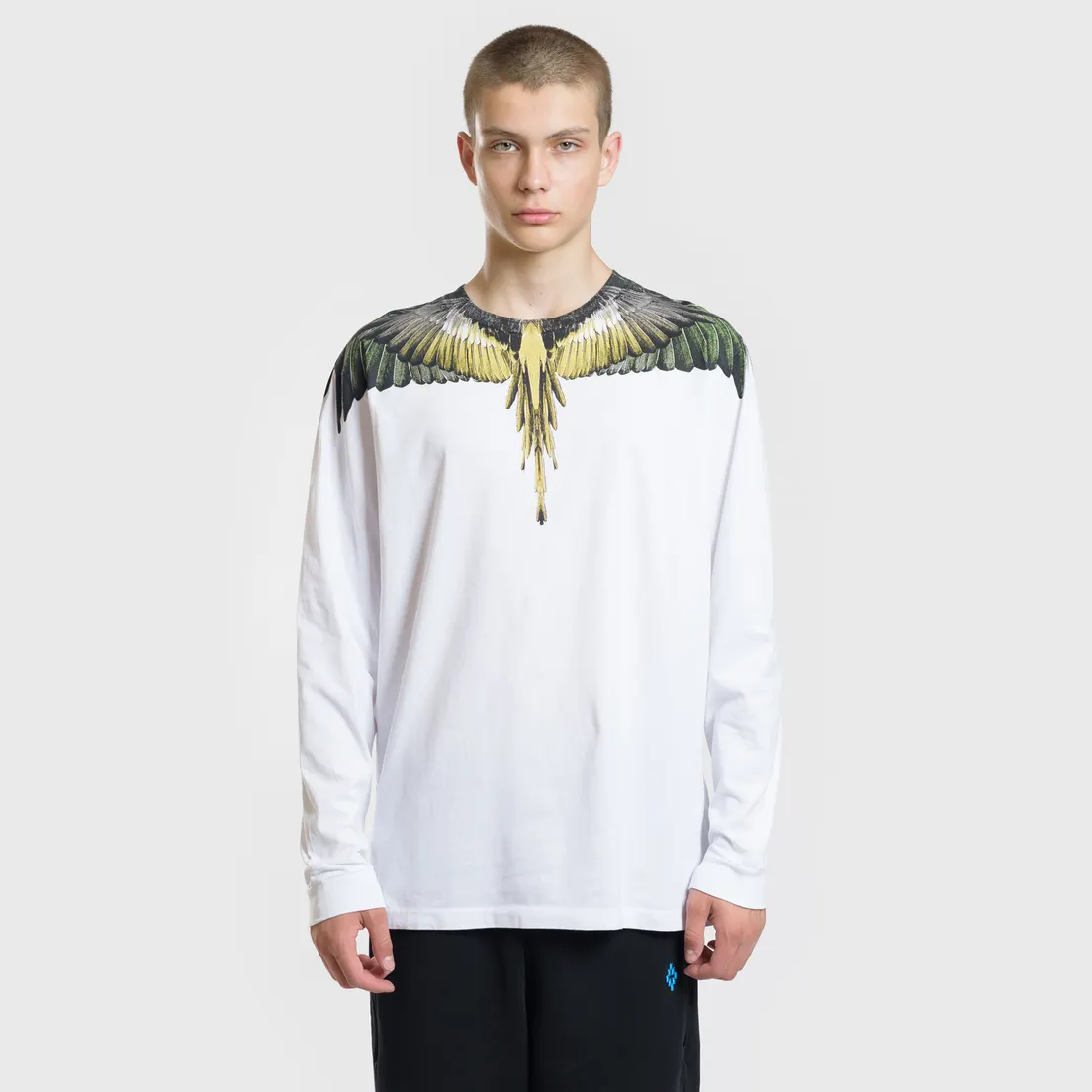 Marcelo Burlon Мужской лонгслив Yellow Wings