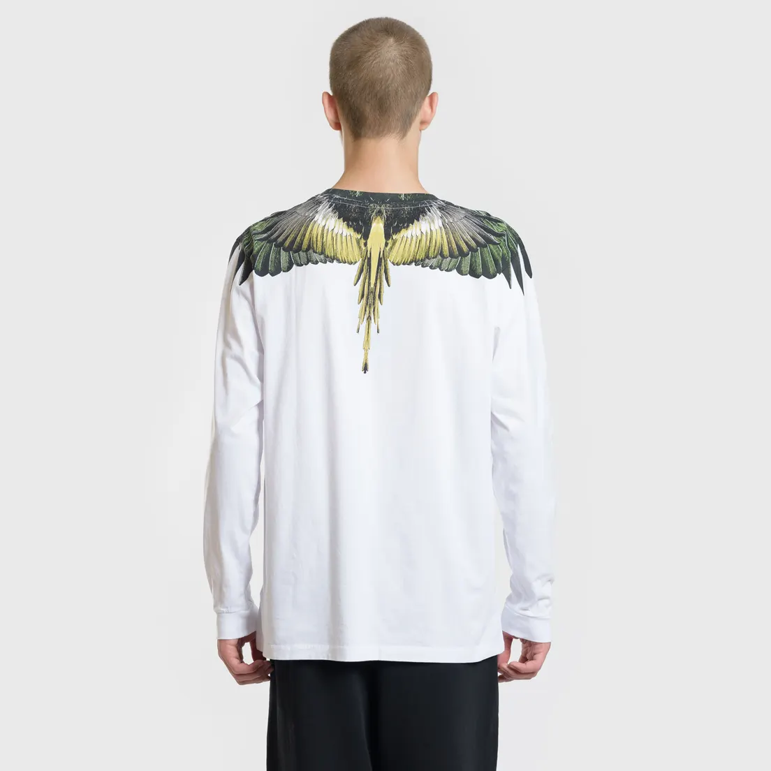 Marcelo Burlon Мужской лонгслив Yellow Wings