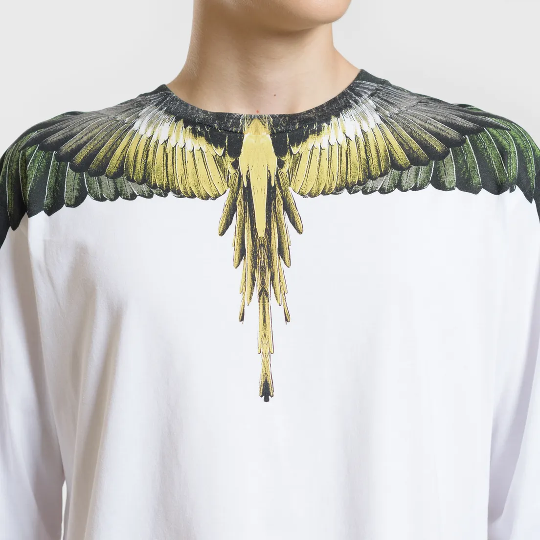 Marcelo Burlon Мужской лонгслив Yellow Wings
